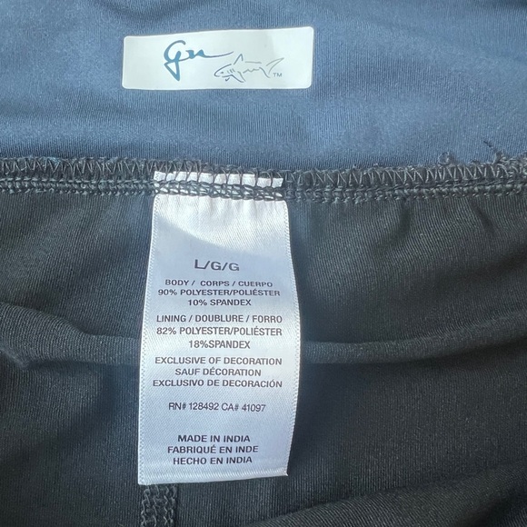 GREG NORMAN Navy Blue & White Skort Skirt Size Large - Picture 6 of 8